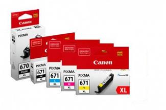 Canon PGI670XL + CLI671XL MG5760 High Yield Ink Pack (Genuine)