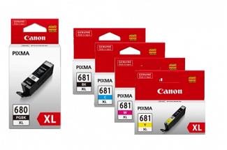 Canon PGI680 + CLI681 5 Colour High Yield Ink Value Pack (Genuine) for TR8660 printer