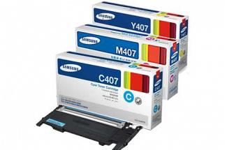 Samsung CLTC407C CLP325 CLX3180 CLX3185 Colour Pack (Genuine)
