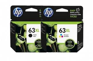 HP #63XL DeskJet 2130 3630 High Yield Ink Cartridge (Genuine) for Officejet 5220 printer