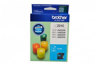 Brother LC231C Cyan Ink (Genuine)