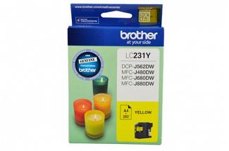 Brother LC231Y Yellow Ink (Genuine)