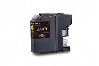 Brother LC233Y Yellow Ink (Genuine)