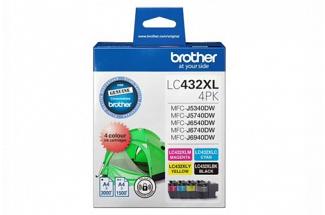 Brother LC432XL High Yield Ink Value Pack (Genuine)