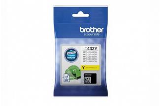 Brother LC432Y Yellow Ink (Genuine)