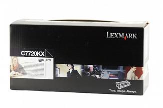 Lexmark C7720KX Black Prebate Toner Cartridge (Genuine)