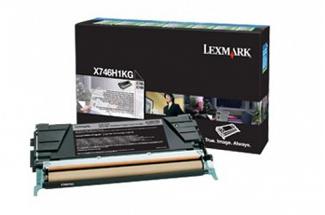 Lexmark X746 X746H1KG Black High Yield Prebate Toner (Genuine)