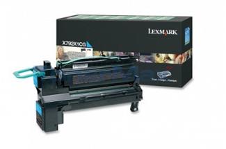 Lexmark X792 X792X1CG Cyan High Yield Prebate Toner (Genuine)