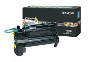 Lexmark X792 X792X1YG Yellow High Yield Prebate Toner (Genuine)
