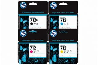 HP NO 712 Designjet T230 T250 T260 Ink Value Pack (Genuine)