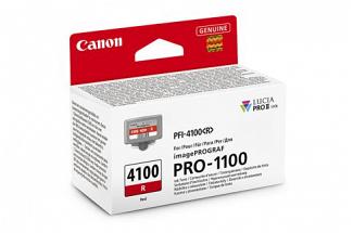 Canon PFI4100 Red Ink Cartridge 80ML(Genuine)