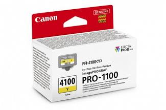 Canon PFI4100 Yellow Ink Cartridge 80ML(Genuine)