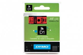 DYMO SD45017 Black on Red 12MM X 7M Tape (Genuine)