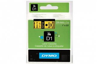 DYMO SD53718 Black on Yellow 24MM X 7M Tape (Genuine)