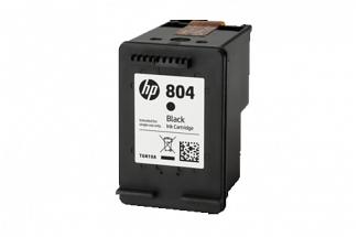 HP #804 T6N10AA Black Ink Cartridge (Genuine)