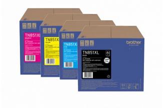 Brother TN851XL High Yield Toner Cartridge Value Pack (Genuine)