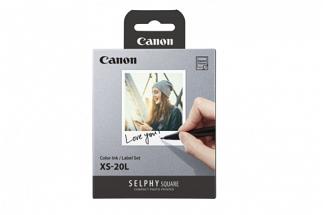 Canon XS-20L Selphy Square Ink Paper Set 20 Sheets (Genuine)