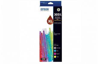 Epson 302XL XP-6000 High Yield Ink Cartridge Value Pack (Genuine)