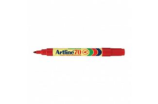 ARTLINE 70 PERM MRKER RED BX12