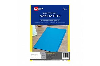 AV MANILLA FOLDER BLUE FC PK20