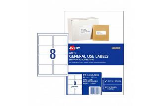 AV GEN LBL L7165GU 8UP PK100