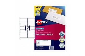 AV LSR LBL QP L7163 14UP PK100