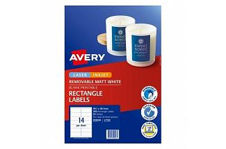 AV LABELS L7163 LIP 14UP PK350