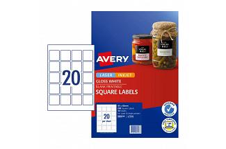 AV LBL SQUARE L7124 20UP PK10