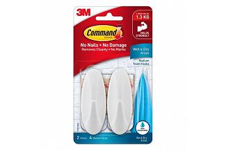 COMMAND HOOK 17081WD PK2 BX6
