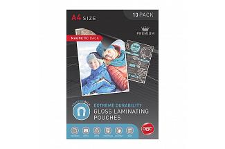 GBC A4 MAGNETIC POUCHES 10PK