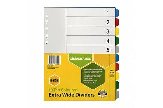 MBG DVDRS XWIDECLR PP A4 10TAB