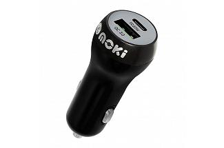 MOKI CAR CHARGER PD TYPE-C QC