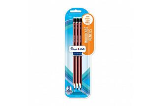 PM HB WOODCASE PENCIL PK3 BX12