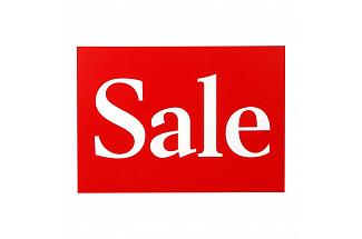 QUIKSTIK A4 SIGN SALE PK10