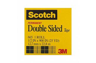 SCOTCH D-S TAPE 665 12MM BX12