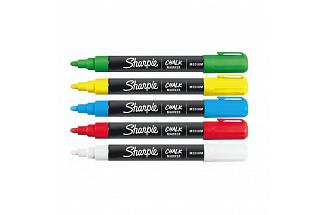 SH CHALK WET MARKR AST PK5 BX4