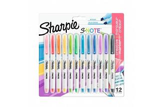 SHARPIE S-NOTE MRKRS PK12 BX12