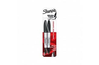SH PERM MRK BRUSH TWIN PK2 BX6