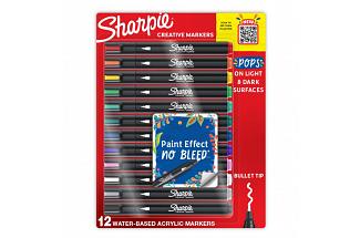 SH CREATIVE MRKR BLT AST PK12