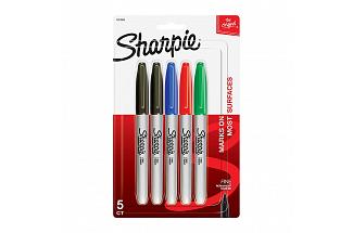 SHARPIE PERM MRKR ASST PK5 BX6