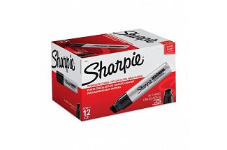 SH MAGNUM PERM MARKER BLK BX12