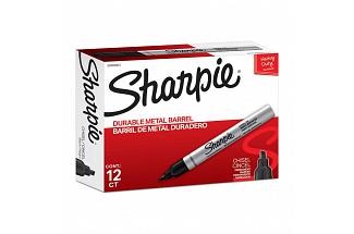 SH METL PERMMARKER CT BLK PK12