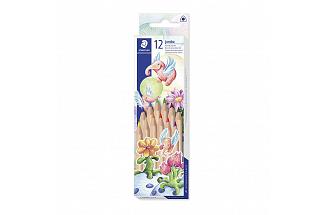 STAEDTLER JUMBO COLPENCIL BX12