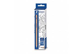 STAEDTLER NATURAL PENC 2B BX12