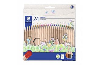 STAEDTLER NAT COL PENCIL BX24