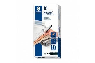 STAED PERM MARKER FIN BLK BX10