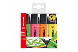 STABILO BOSS H/LIGHTR AST WLT4